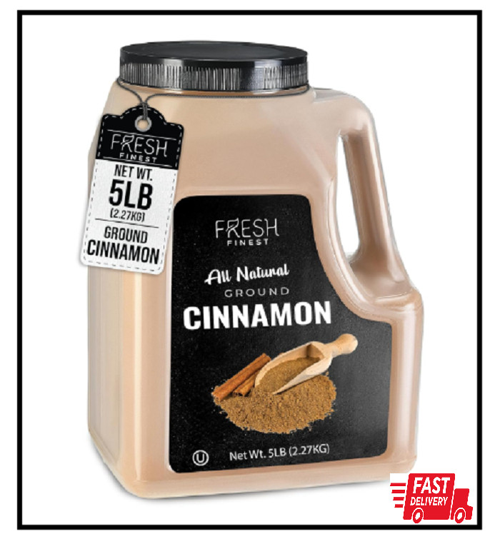 5LB Ground Cinnamon Powder – Kosher Ideal for Baking Tea and Rubs