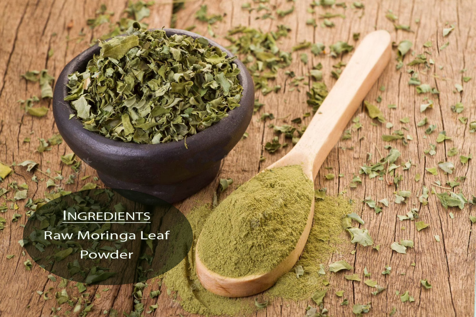 Moringa Leaf Powder Pure & Natural,Boost OverAll Health (100 g)