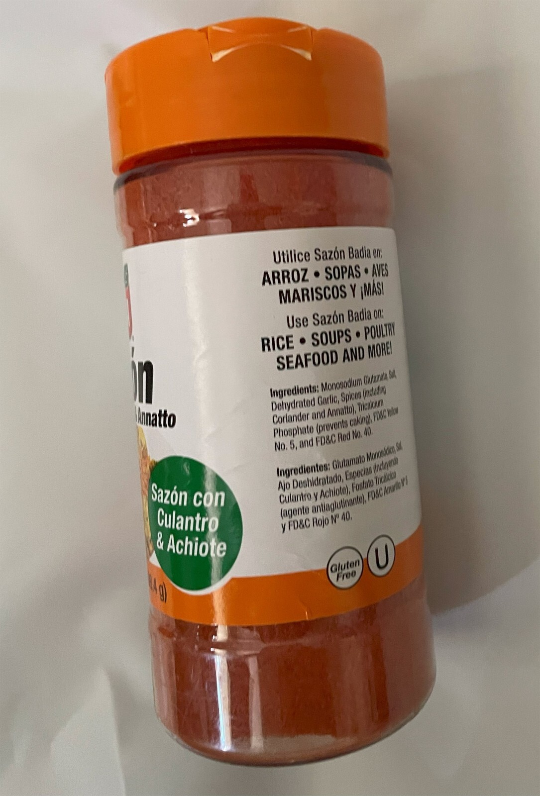 8-Pack Badia Sazon with Coriander & Annatto 7 oz – Gluten-Free, Kosher Seasoning