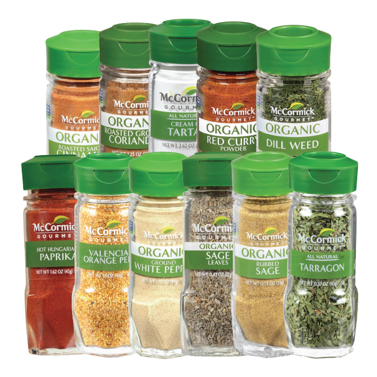 McCormick Gourmet Organic Seasoning Shakers | GMO Free | Mix & Match Flavors #2