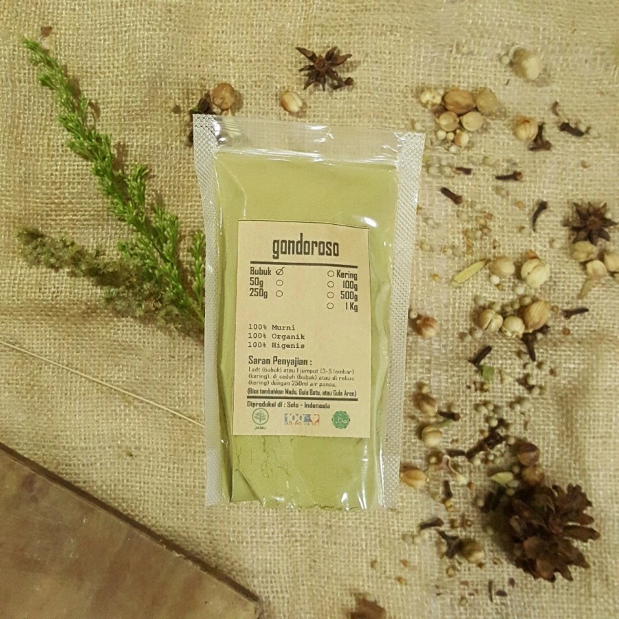 3x Gandarusa Powder Justicia Gendarussa Organic Herb Spices Fresh Pure Premium