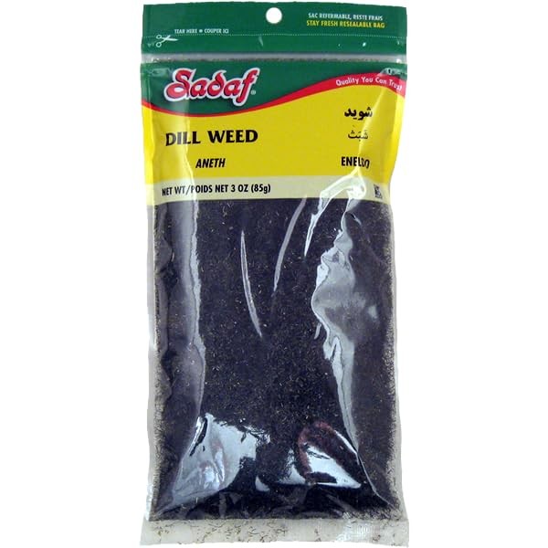 Sadaf Dill Weed – Dried for Food 3 Ounce (Pack of 1), Black
