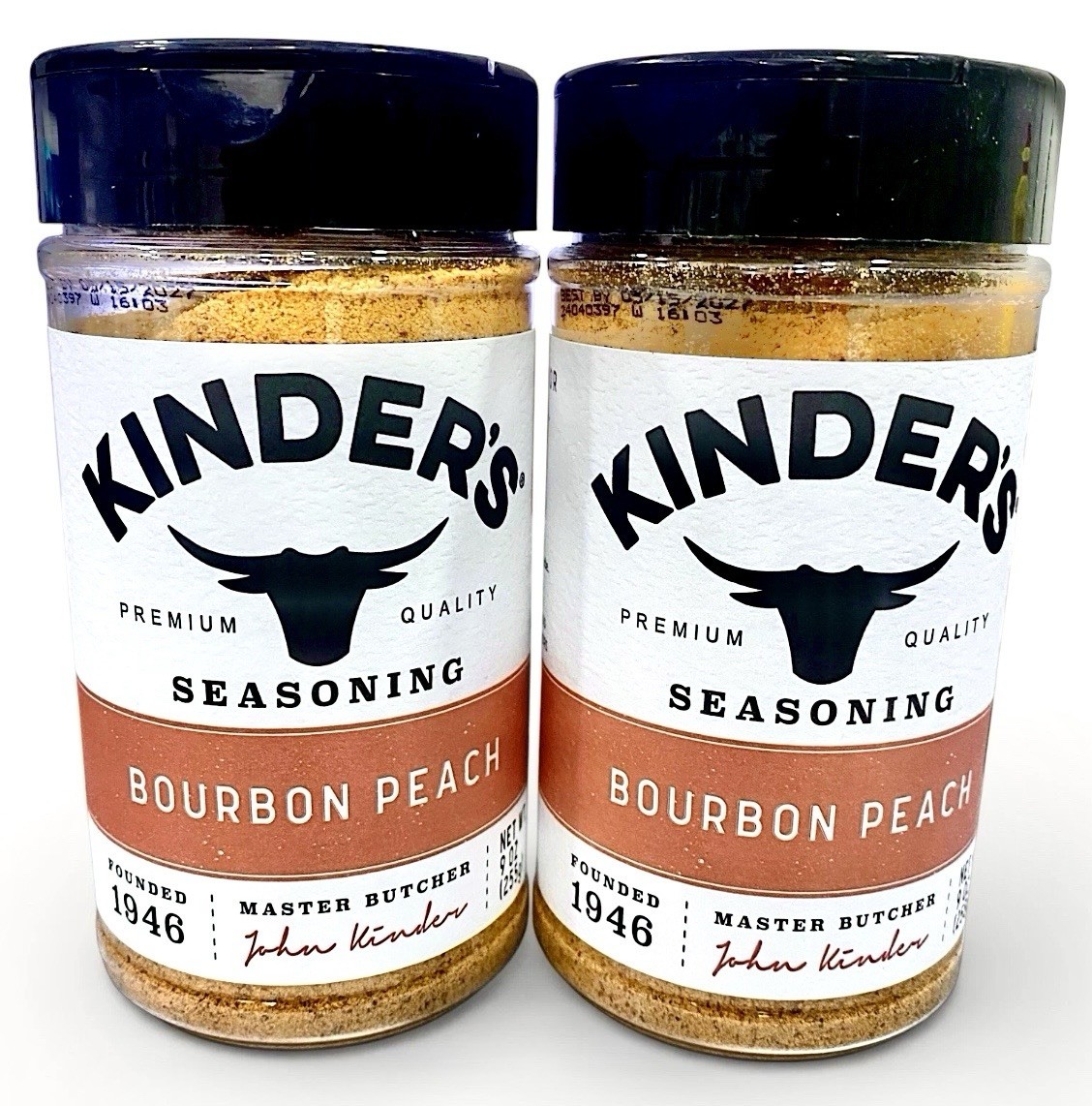 KINDER’S® Bourbon Peach Premium Sweet & Spicy🍗Seasoning 9oz (2 Pack) NEW