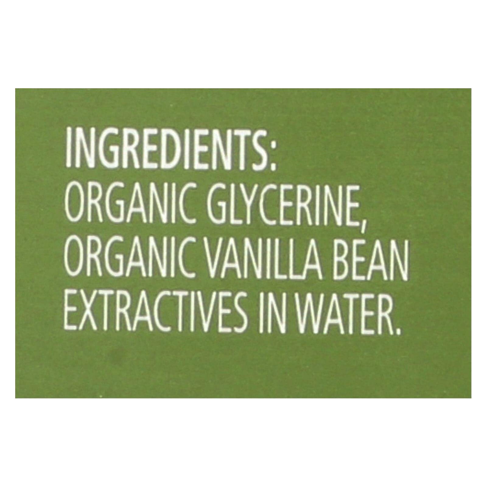 Simply Organic Organic Vanilla Flavoring Non Alcoholic 4 Ounce Madagascar Beans
