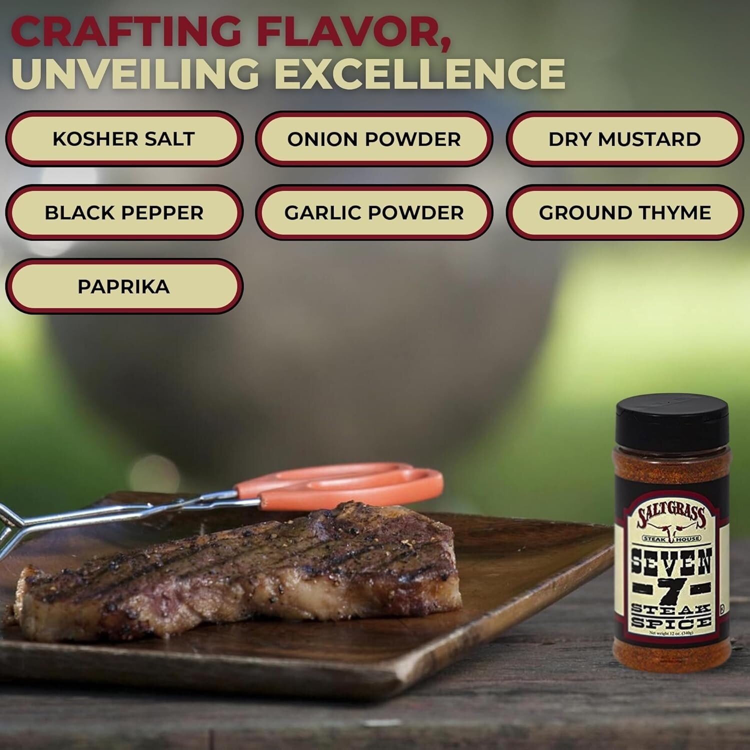 Seven 7 Steak Spice 12 Ounces