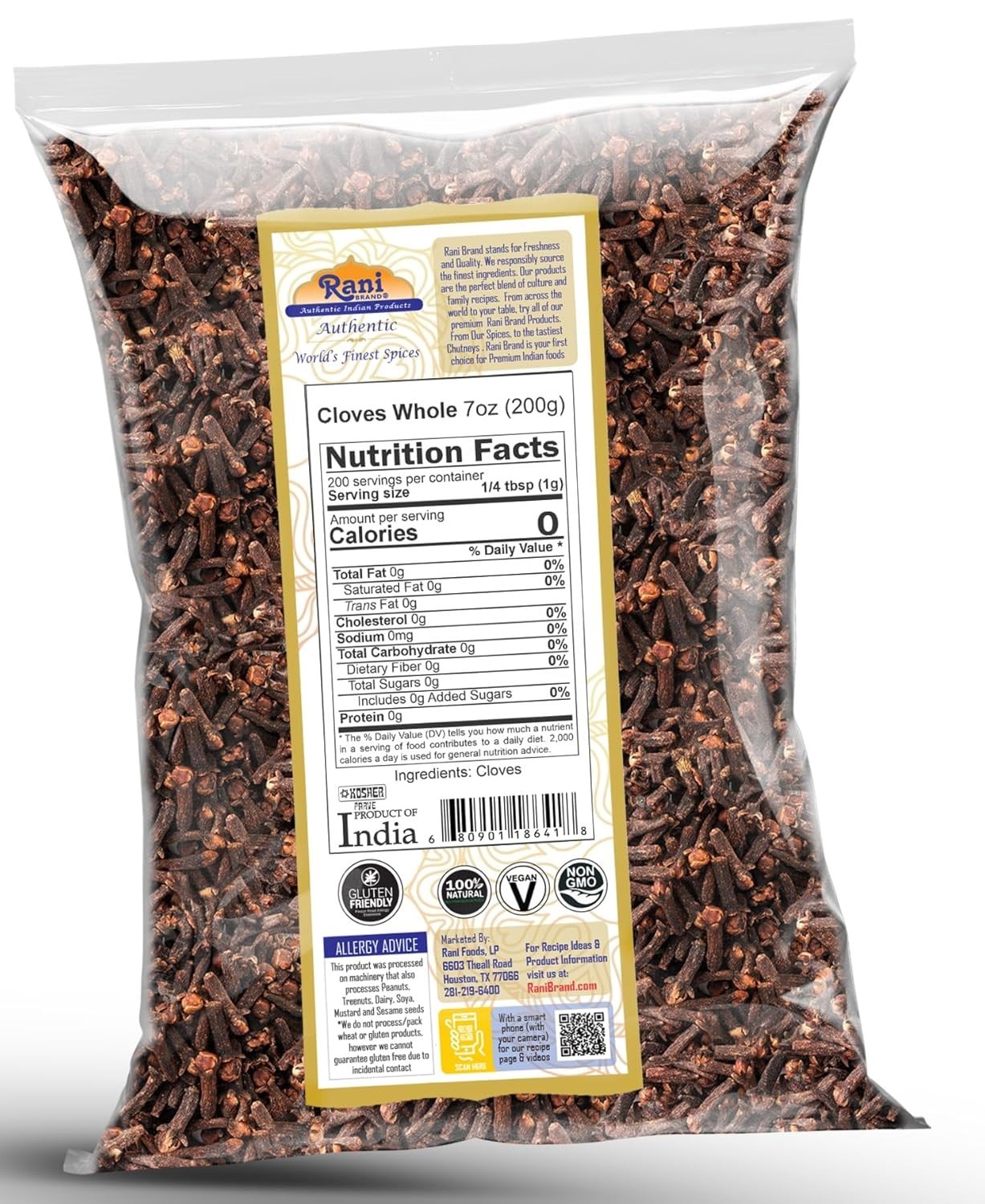 Cloves Whole (Laung) 7oz (100g)