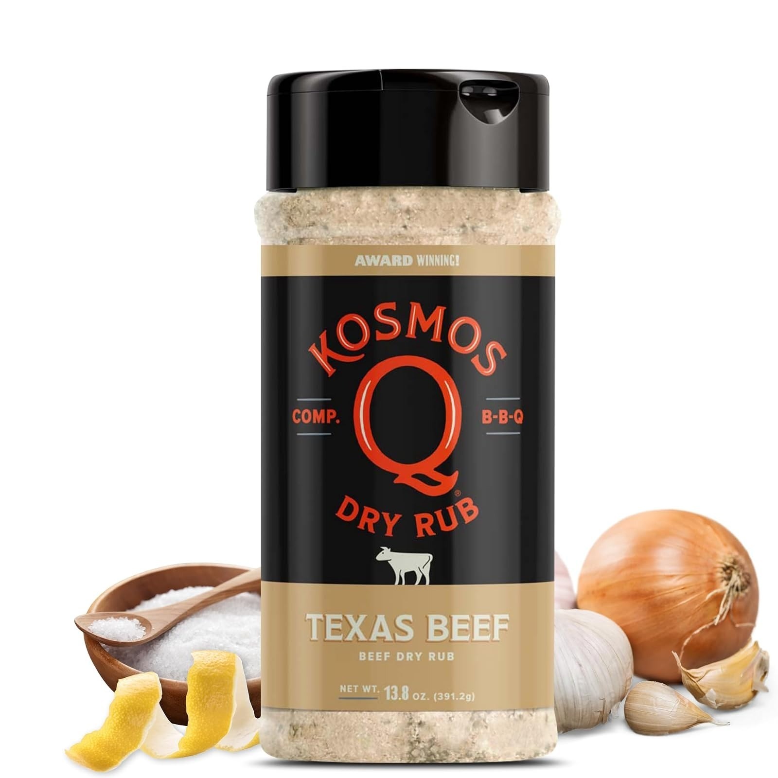Kosmos Q Honey Chipotle BBQ Dry Rub 12.6 Oz Sweet & Spicy Seasoning