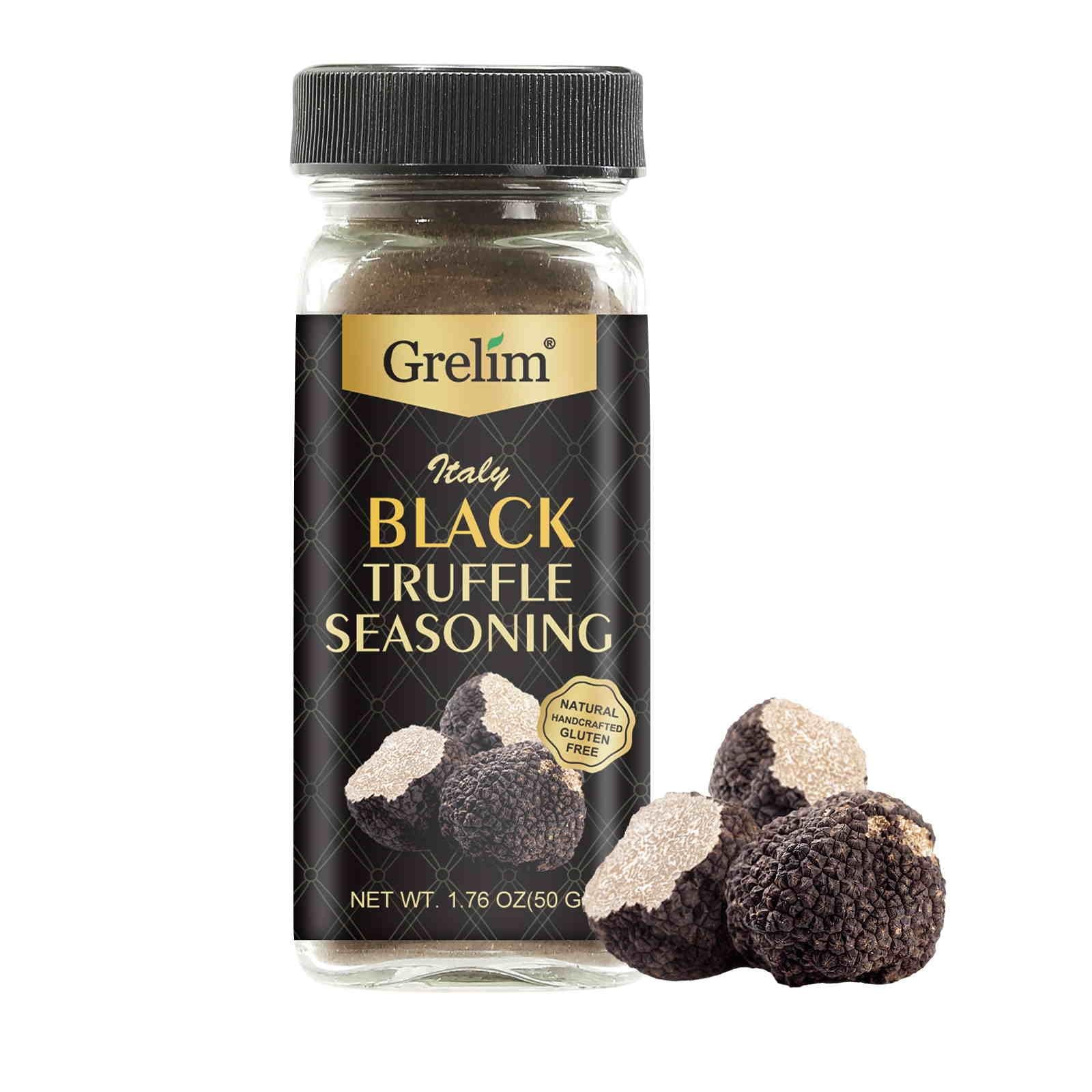 GRELIM Premium Truffle Seasoning, New Season Black 1.76 Ounce (Pack of 1)