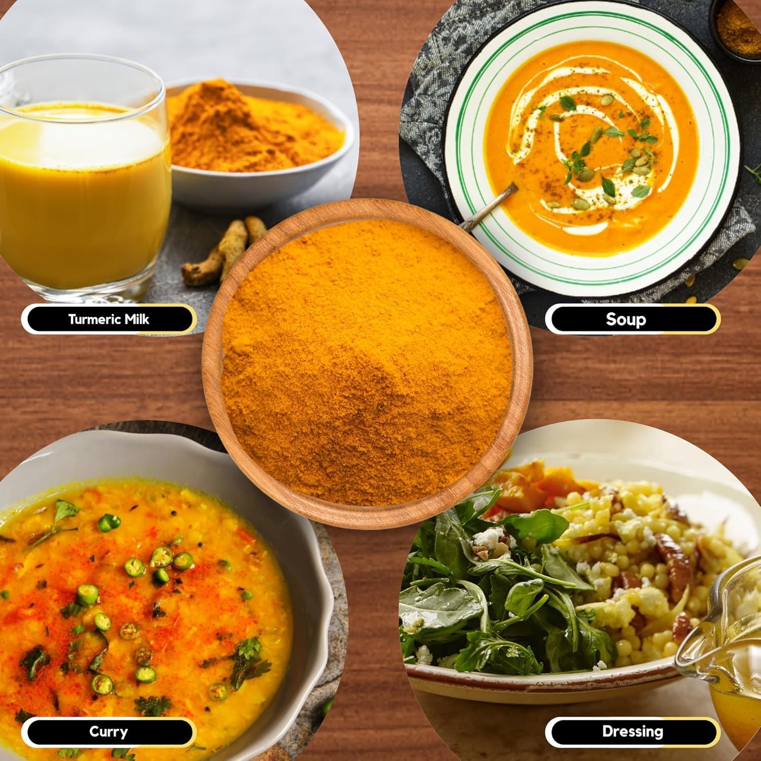Organic Zing Turmeric Powder 227gm Set Of 3