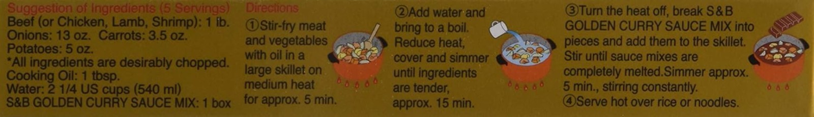 3.2 oz Golden Curry Japanese Curry Mix – Medium Hot for Quick, Flavorful Dishes