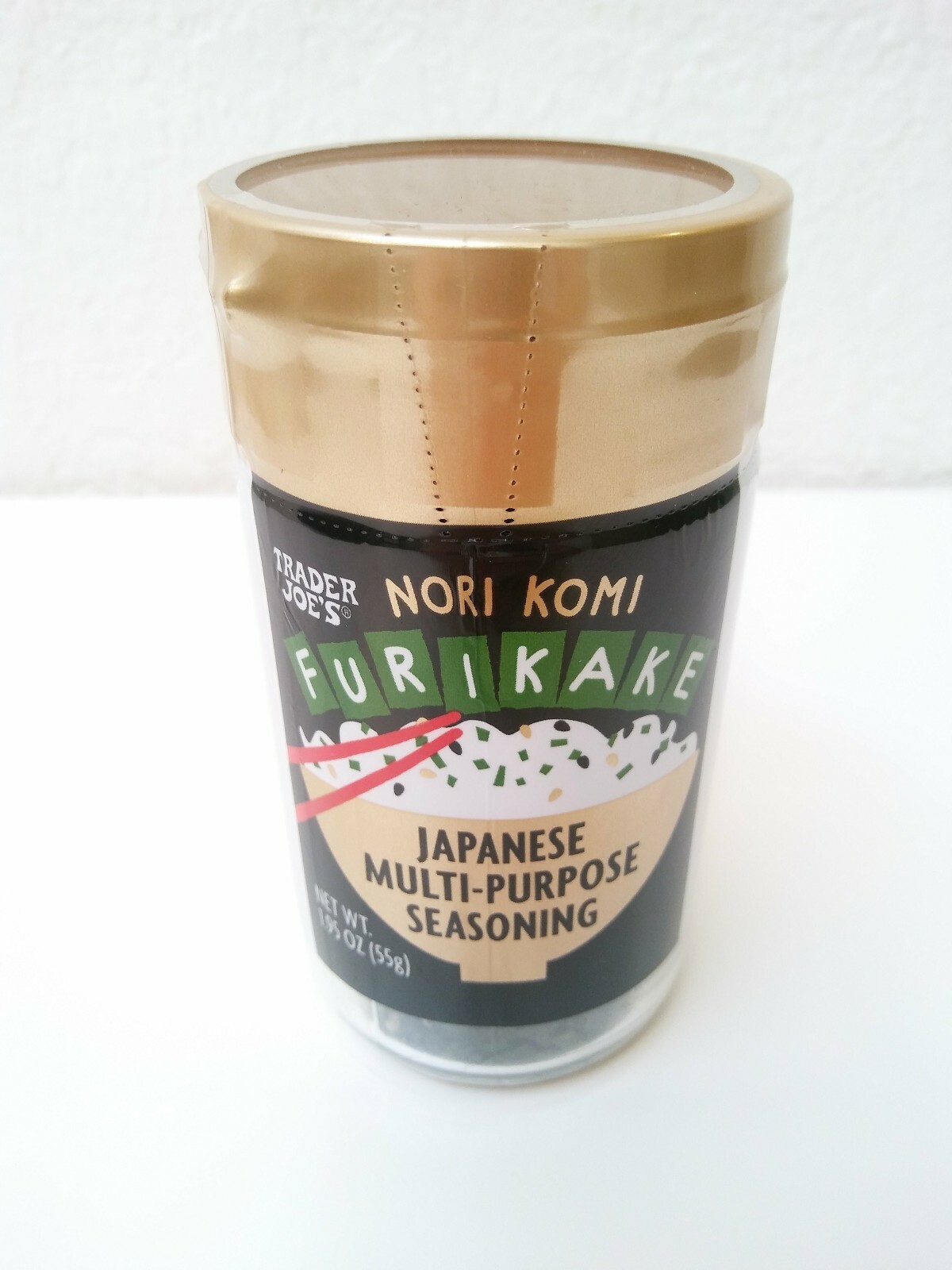 2 Pack Trader Joe’s Furikake Nori Komi Japanese Seasoning No MSG 1.95 oz each