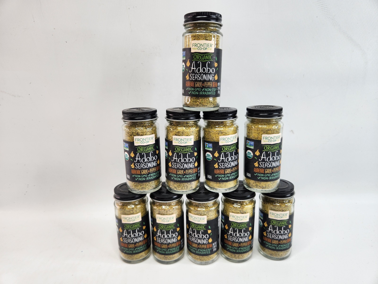 10 Pack – Adobo Seasoning Organic Herb Frontier Spice 2.86oz Non Irradiated