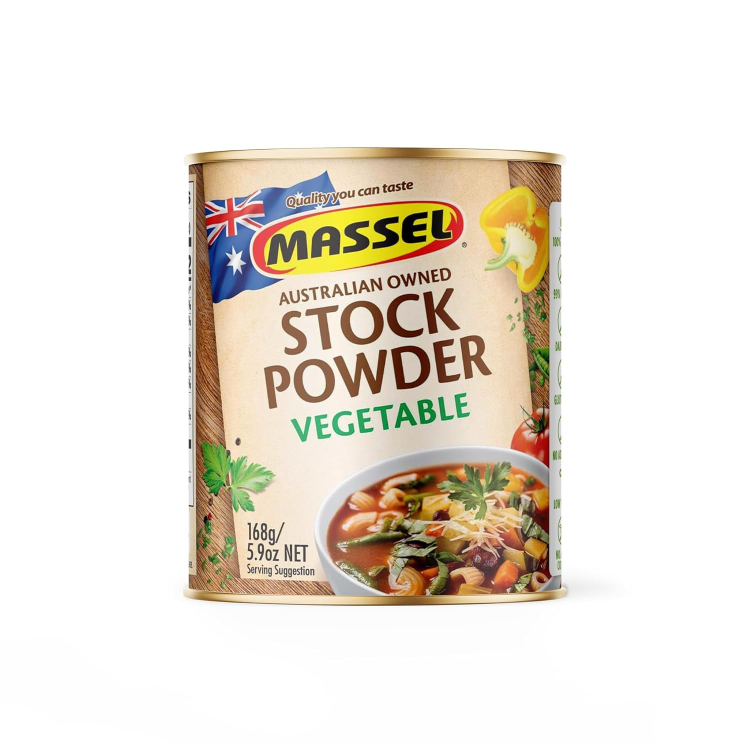 Vegetable Bouillon Powder, Gluten Free, Low Fodmap Stock, Fat Free, MSG Free, Da