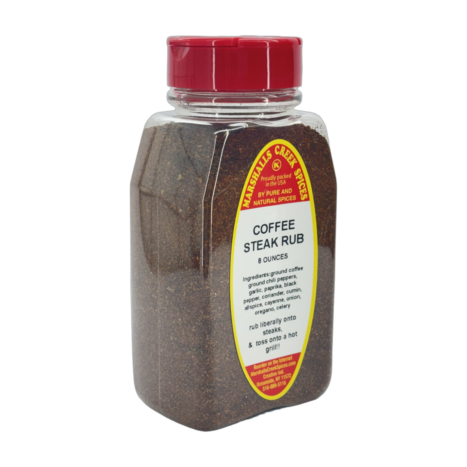 Marshalls Creek Spices No Salt Coffee Steak Rub 10 Oz Jar