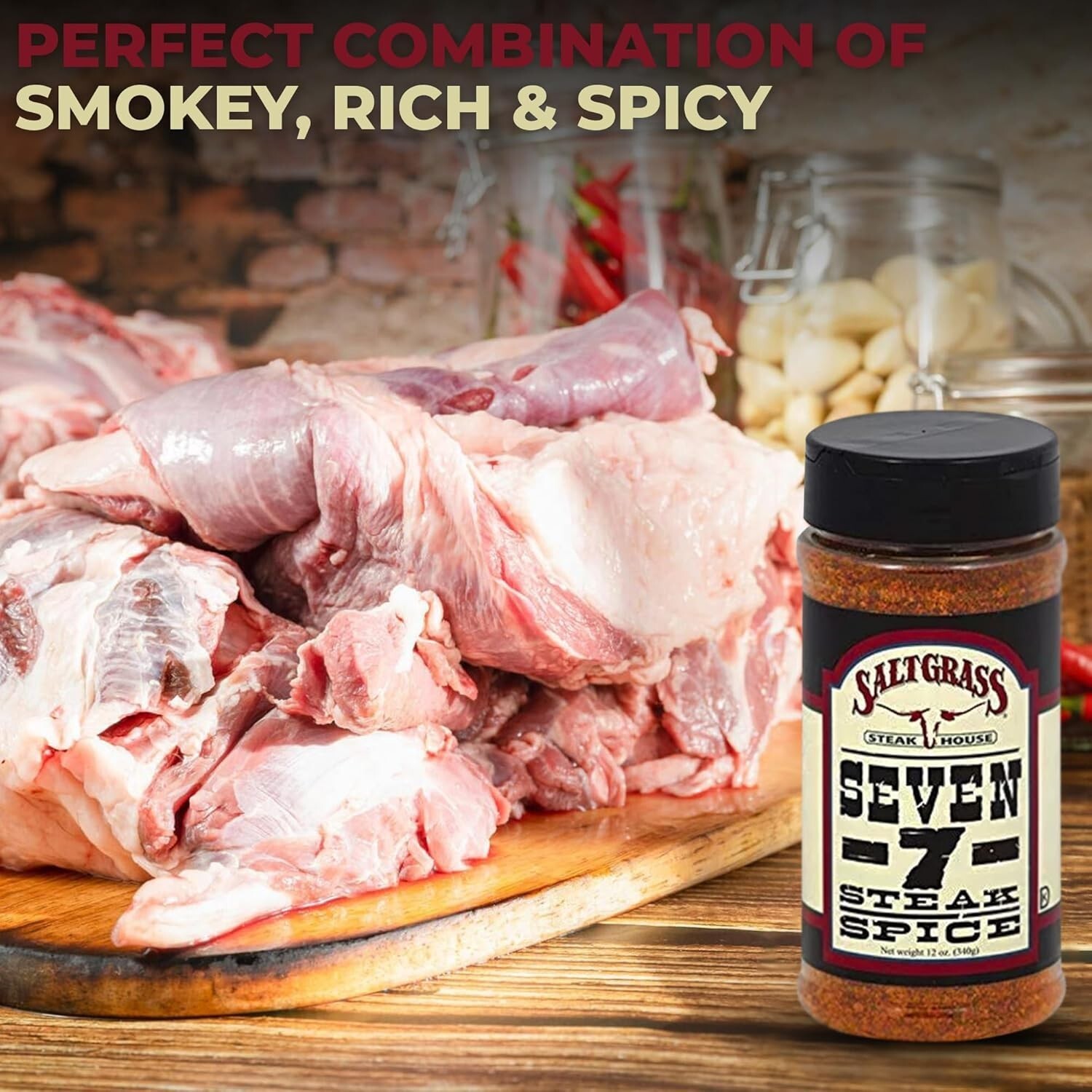 Seven 7 Steak Spice 12 Ounces