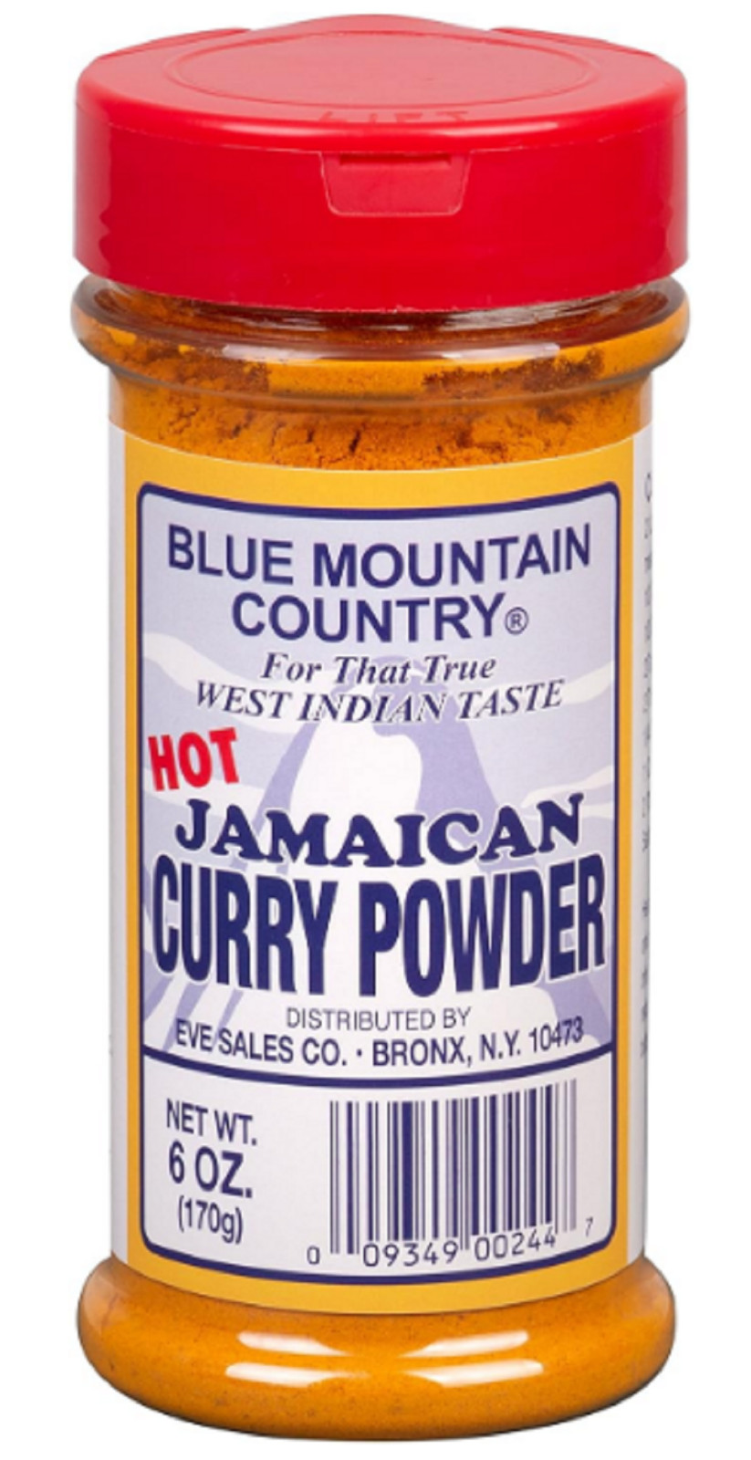 Blue Mountain Country Jamaican Hot Curry Powder, 6 ounce