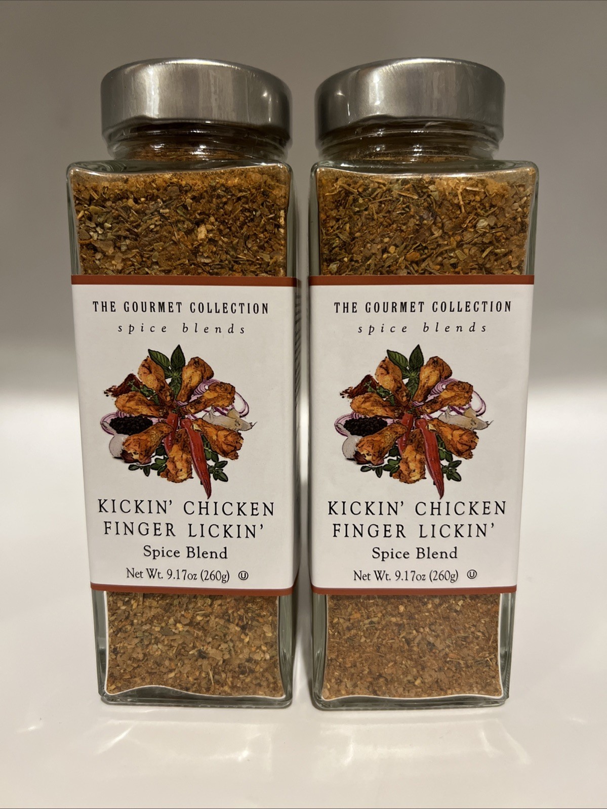 2 PK – Gourmet Collection Kickin’ Chicken Finger Lickin’ Spice Blends 9.17oz