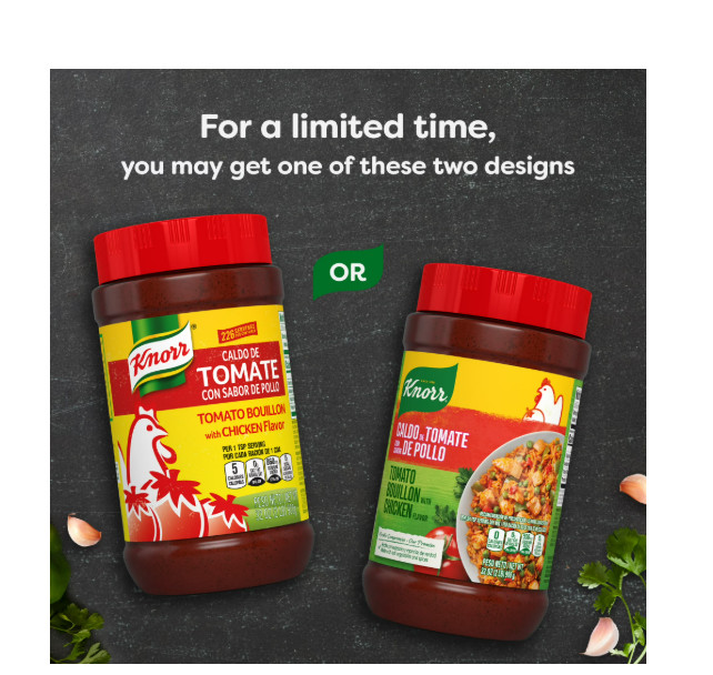 Knorr Granulated Tomato with Chicken Flavor Bouillon Powder, 32 Oz Jar