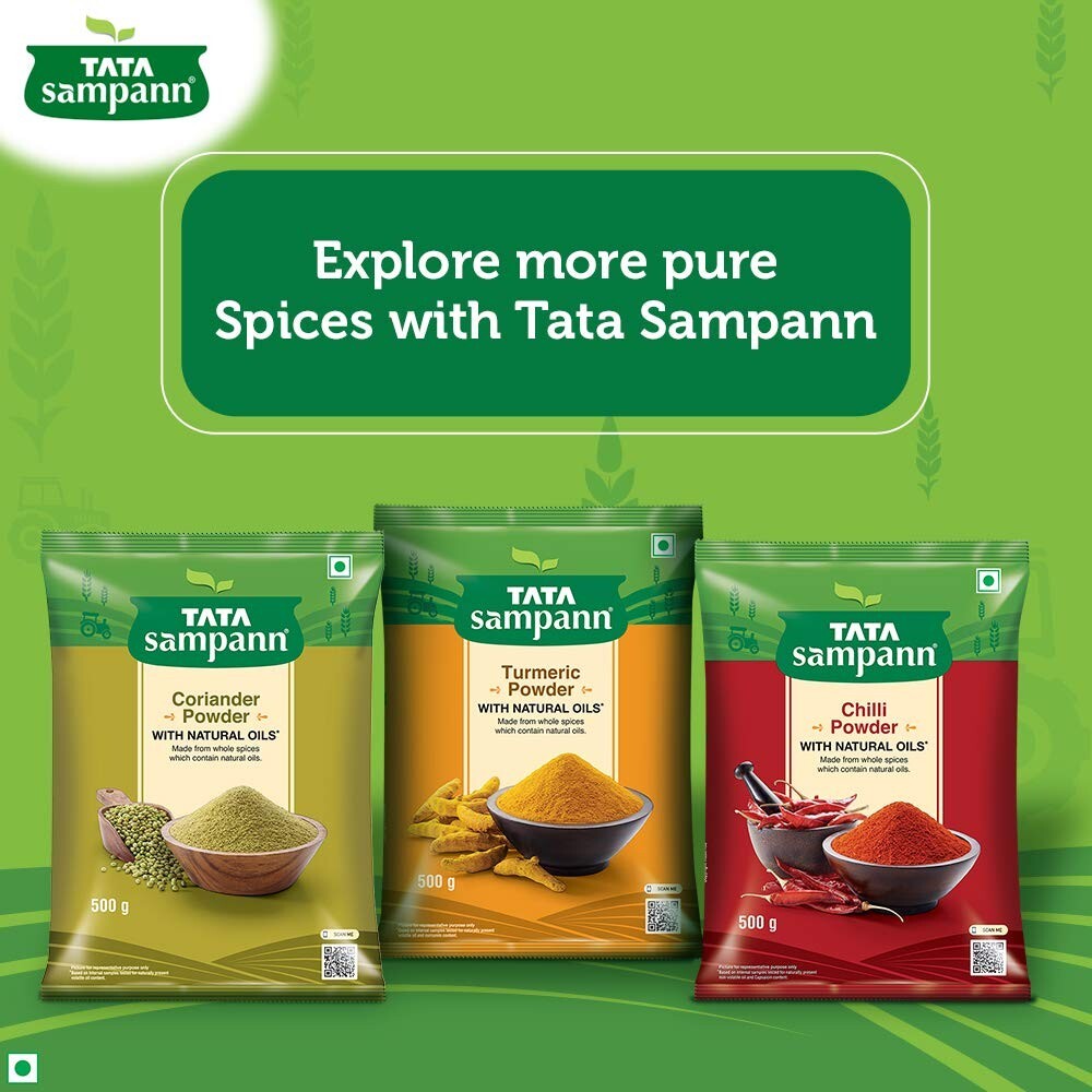 Tata Sampann Turmeric Haldi Powder with Natural Oils 500 g, Free Ship