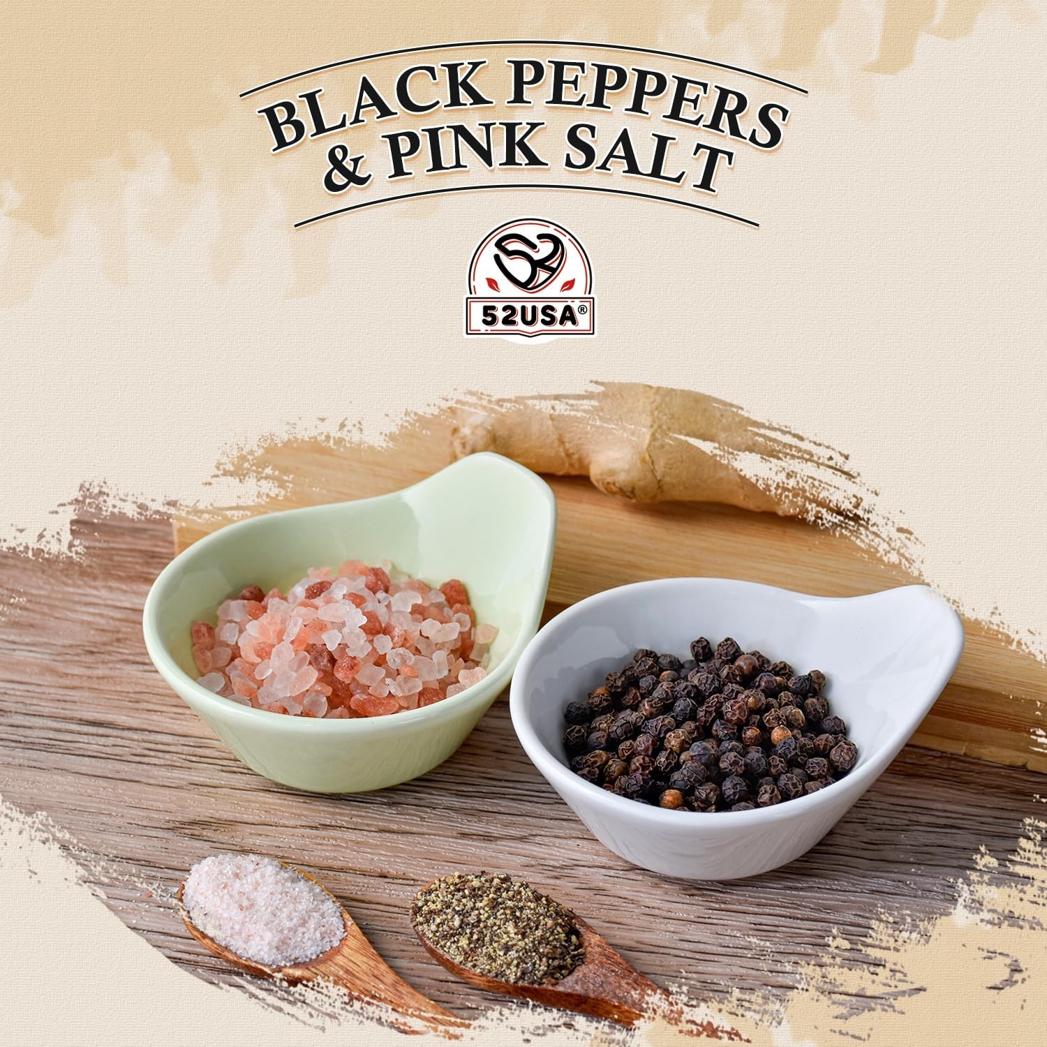 Whole Black Peppercorns 12 oz + Himalayan Pink Salt Coarse Grain 2 lb – Salt …
