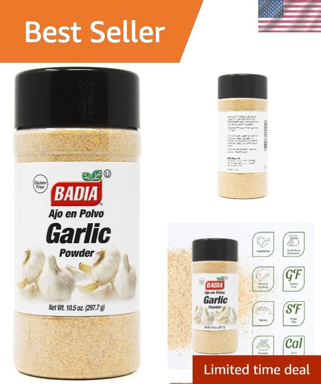 Gourmet Garlic Powder, 10.5 Oz – Gluten Free, Kosher & Aromatic Flavor Enhancer