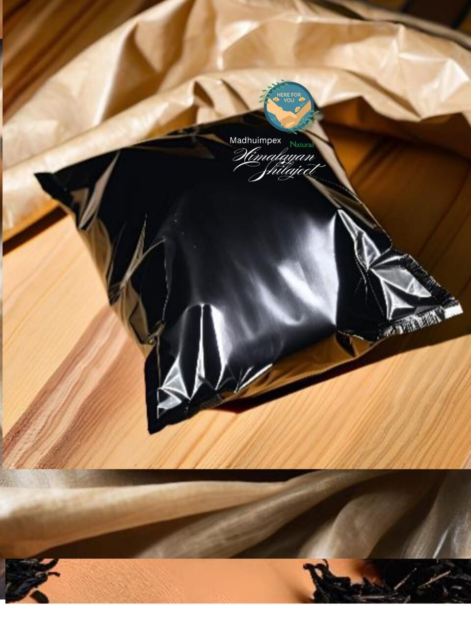 Shilajit Resin, Original Himalayan Shilajit Gold Grade 100% Pure, Rich in Fulvic