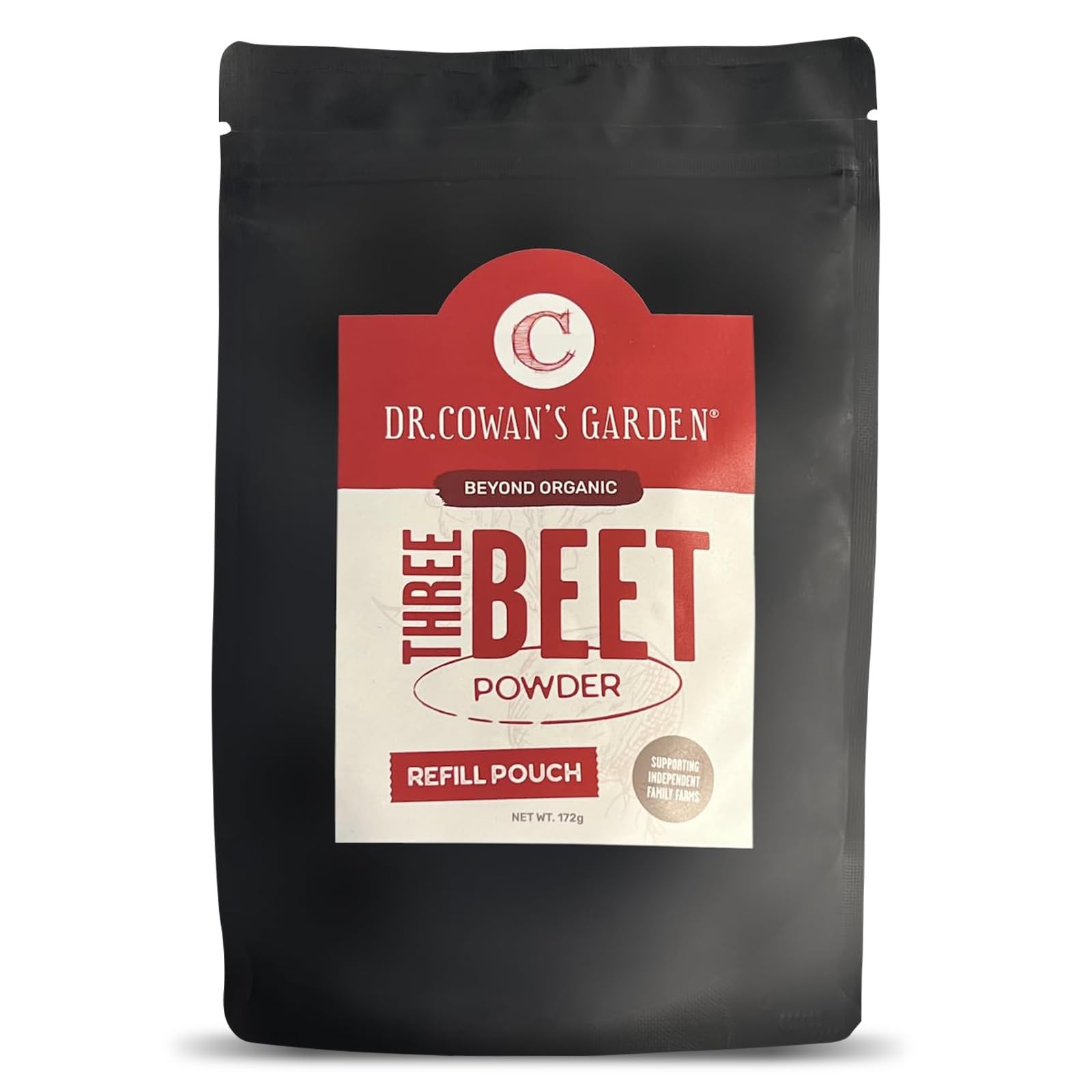 Dr. Cowan’s Garden Organic Three Beet Powder Refill Pouch – Certified Detroit…