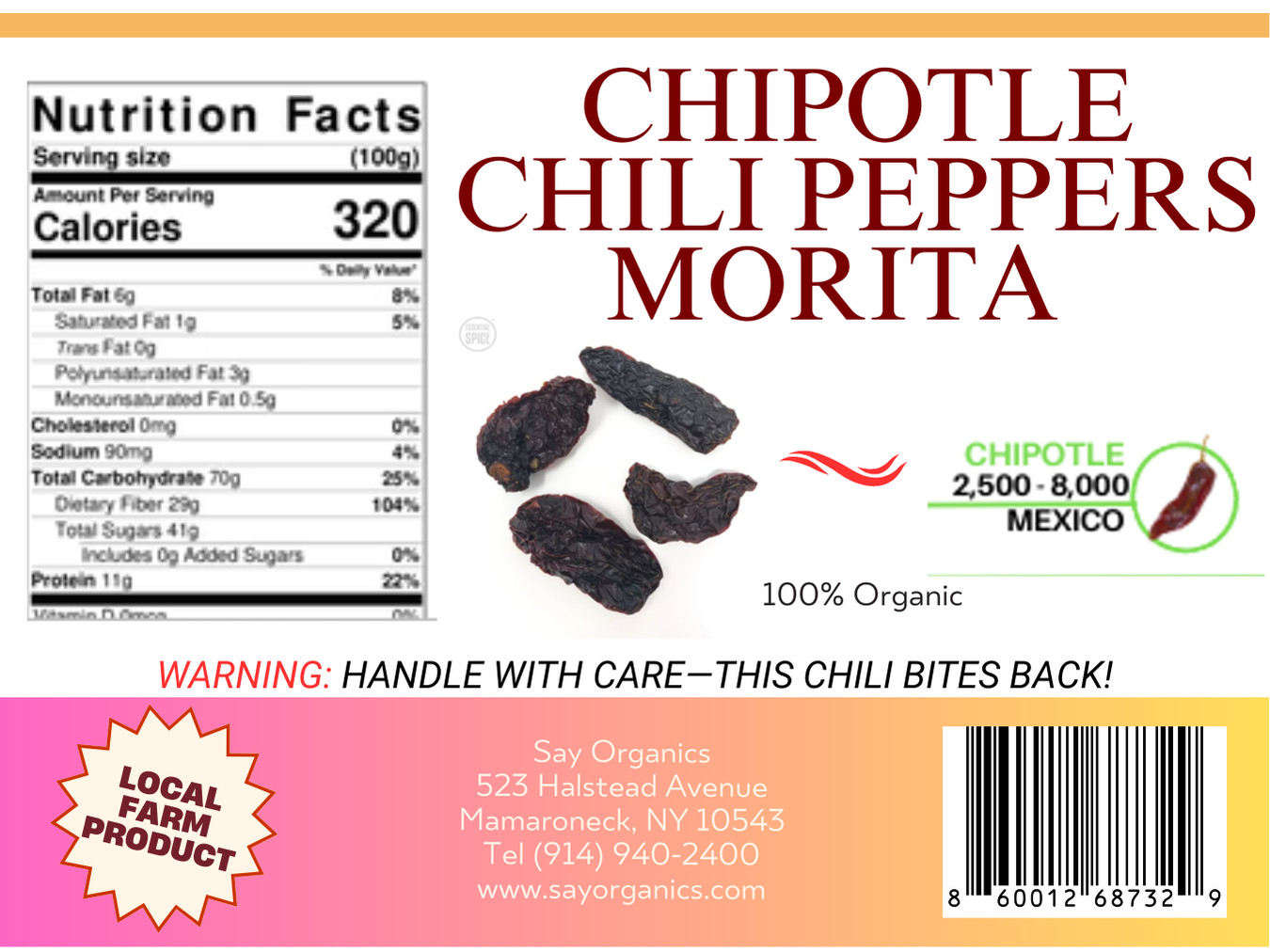 “Chipotle Morita Dried Chili Peppers – Smoky, Rich Flavor for Sauces & Salsas!”