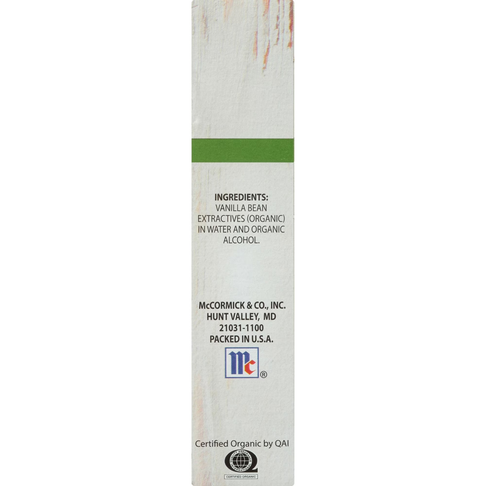 McCormick Gourmet All Natural Organic Pure Vanilla Extract, 2.0 fl oz Box
