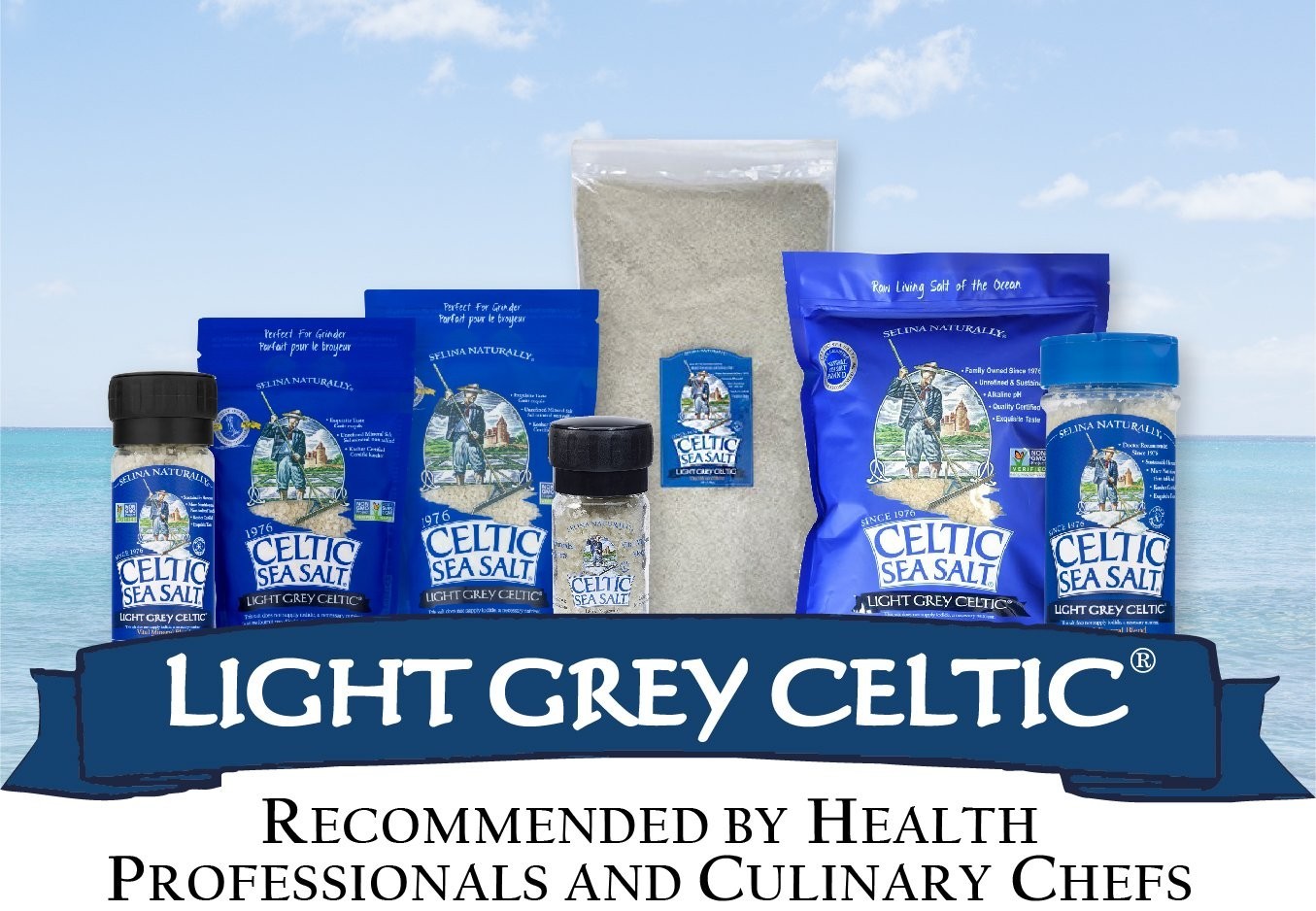 Additive-Free 48 Oz Light Grey Sea Salt in Resealable Bag – Perfect for Cooking