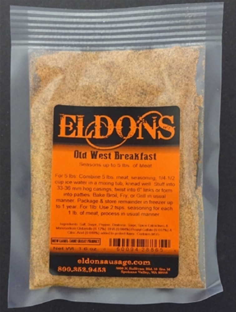 Old West Sausage Seasoning Spices Seasons 5 Pounds of Meat #8865