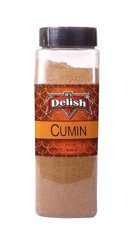 Cumin (Ground) by Its Delish, 15 oz Large Jar