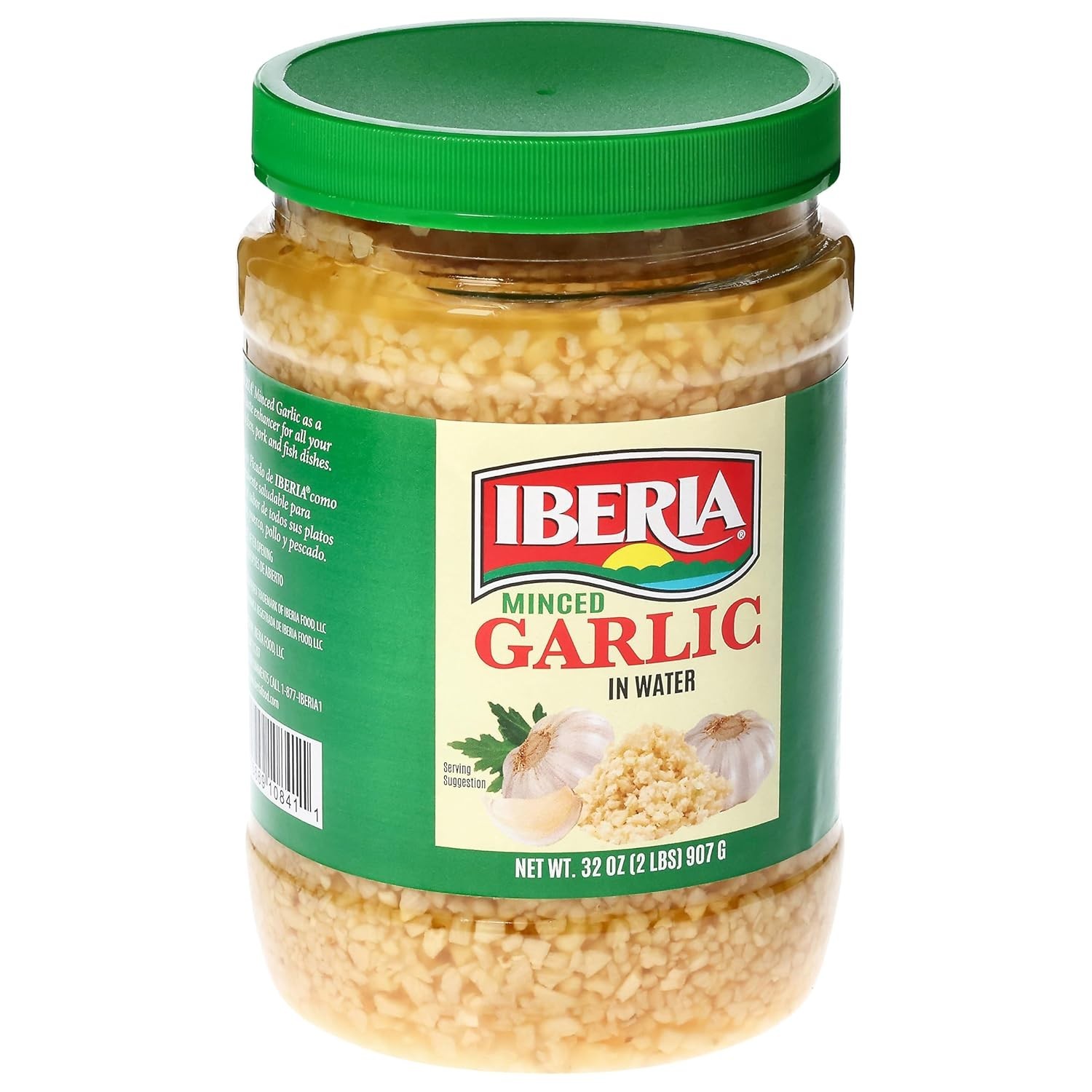 Convenient 32 Ounce Minced Garlic in Water – Fresh Flavor, No Preservatives