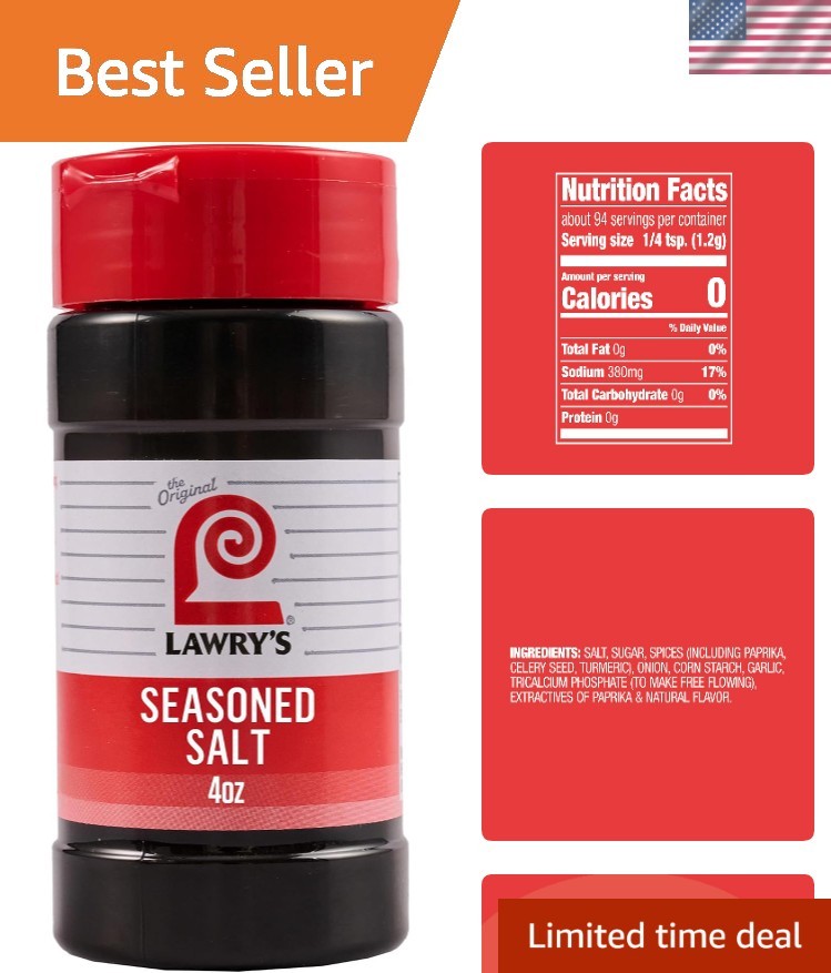 Versatile 4 oz Seasoned Salt – Enhance Beef, Pork, and More with Natural Flavor