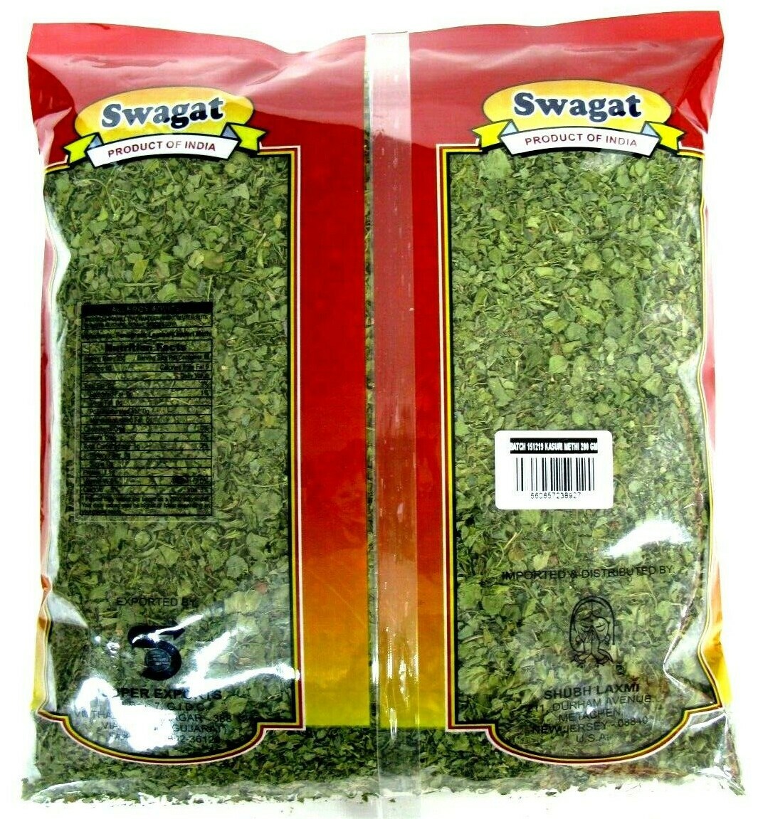 Dried Premium Fenugreek leaf Kasoori Kasuri Methi Kasturi Fenugreek Leaves 7 oz