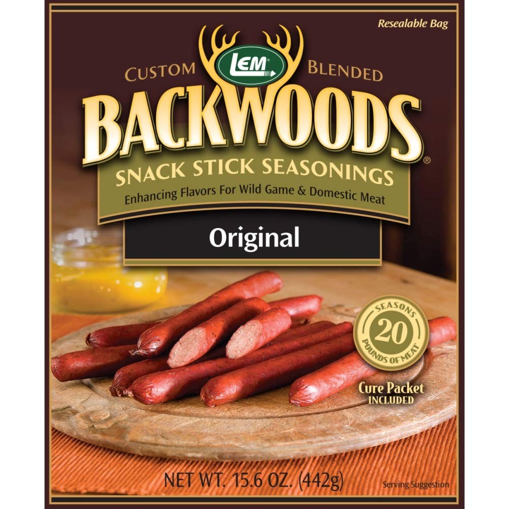 LEM Backwoods Snack Stick Seasoning with Cure Packet 15.6 Ounce (Pack of 1)