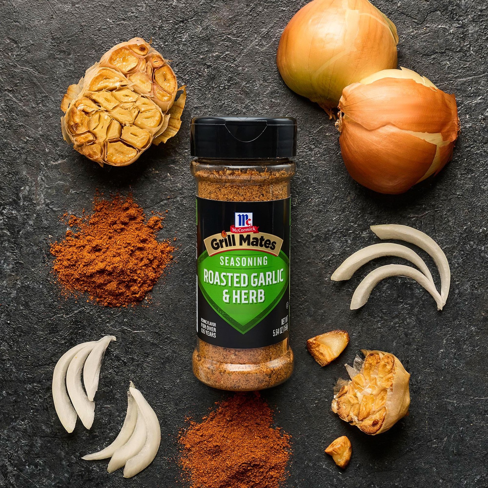 McCormick® Grill Mates® Roasted Garlic & Herb 5.64 Ounce (Pack of 1)