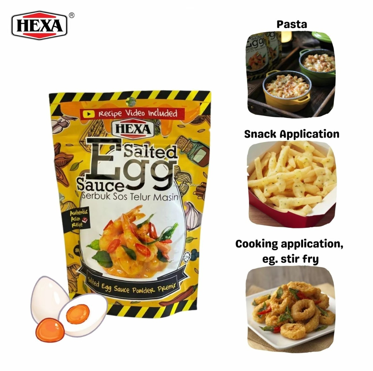 2x Spicy Salted Egg Sauce Premix (160g) cooking powder food HALAL & TASTY