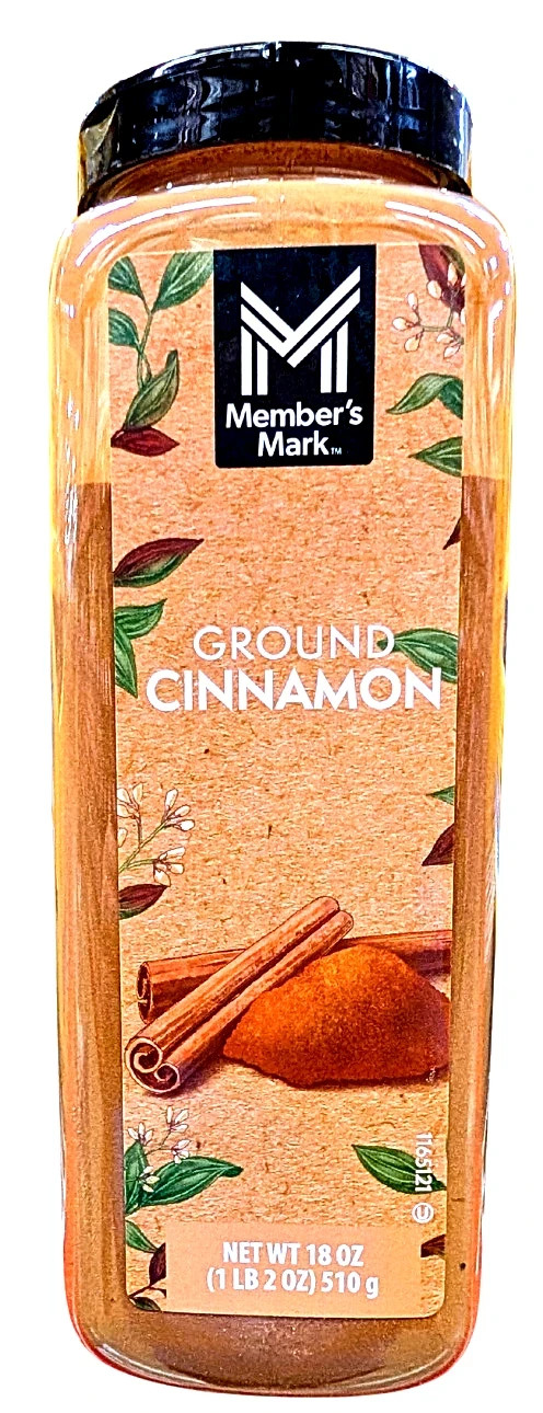 Member’s Mark Ground Cinnamon 18 Oz EXP 08/2028