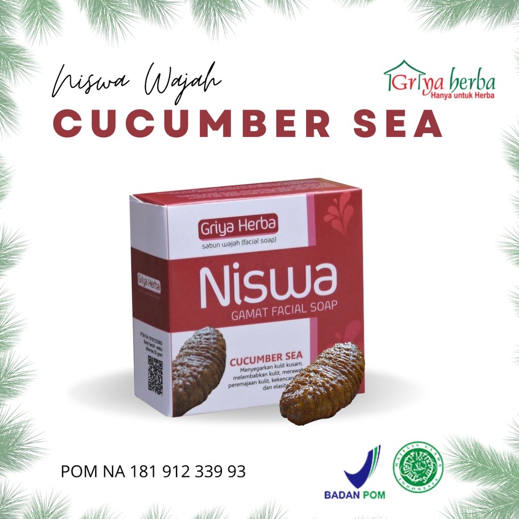 Sea Cucumber Facial Soap Bar 50g herbal brightening mindful cleansing