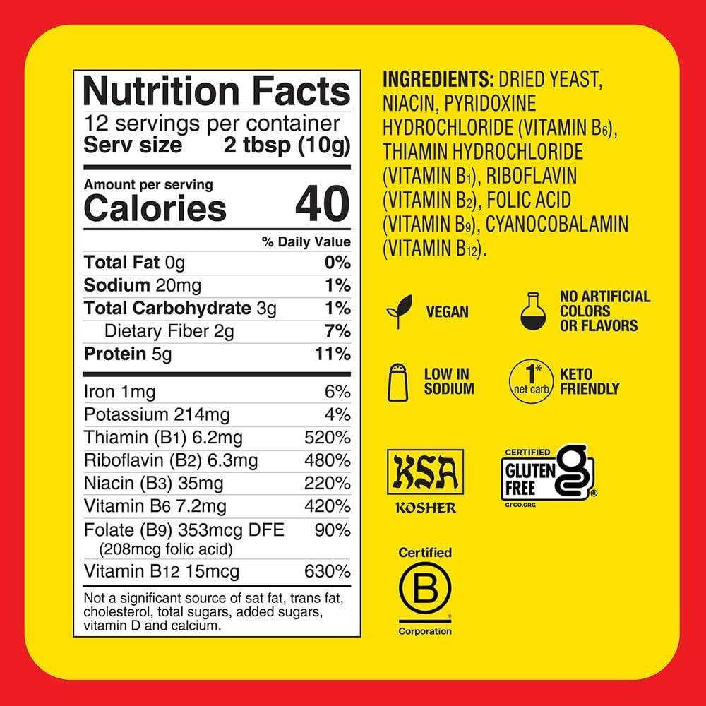 Nutritional Yeast Seasoning 4.5 Ounce Packaging May Vary