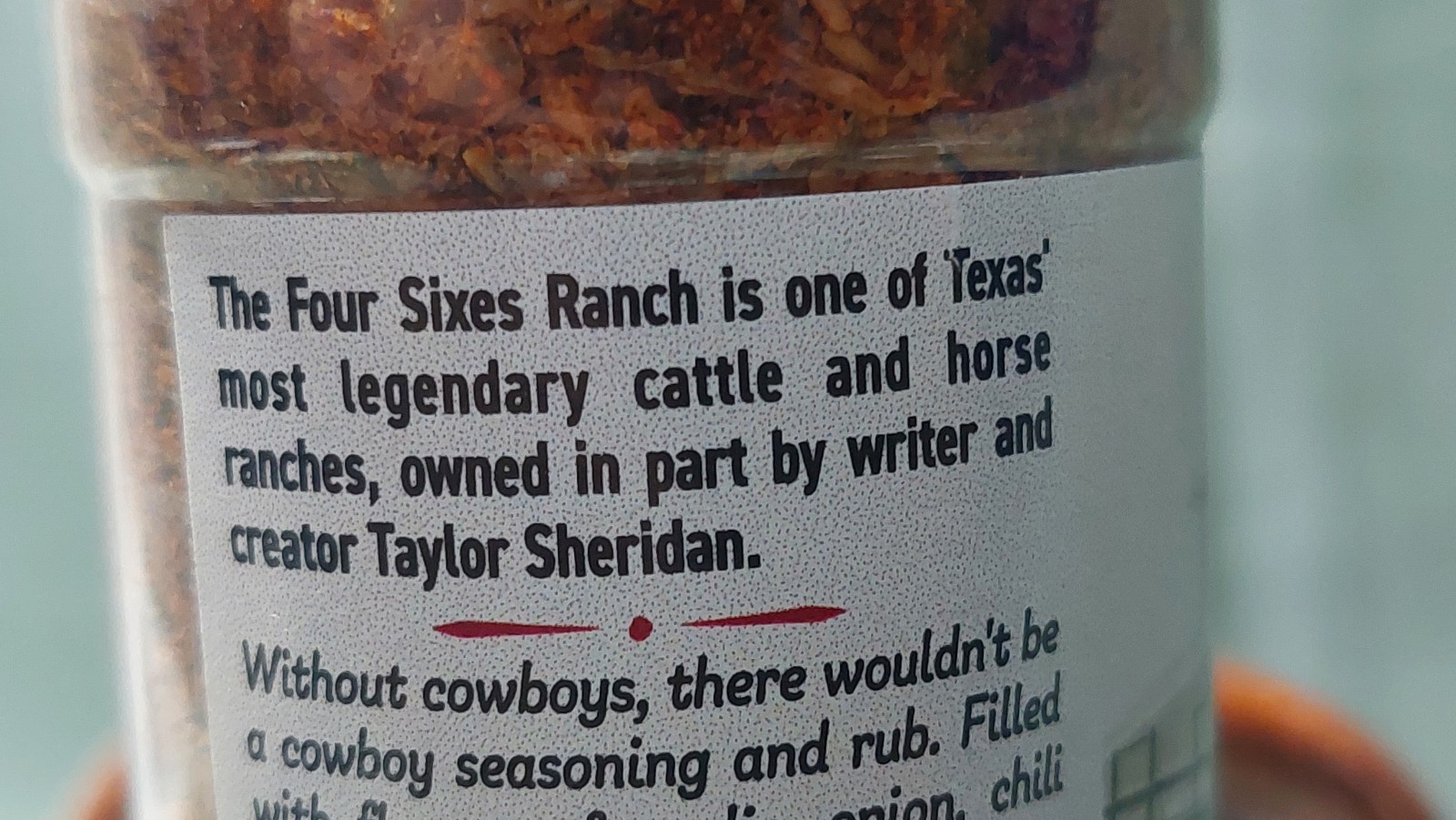 Seasoning Blend and Rub Four Sixes Taylor Sheridan’s 3.3OZ Food Grocery Pantry