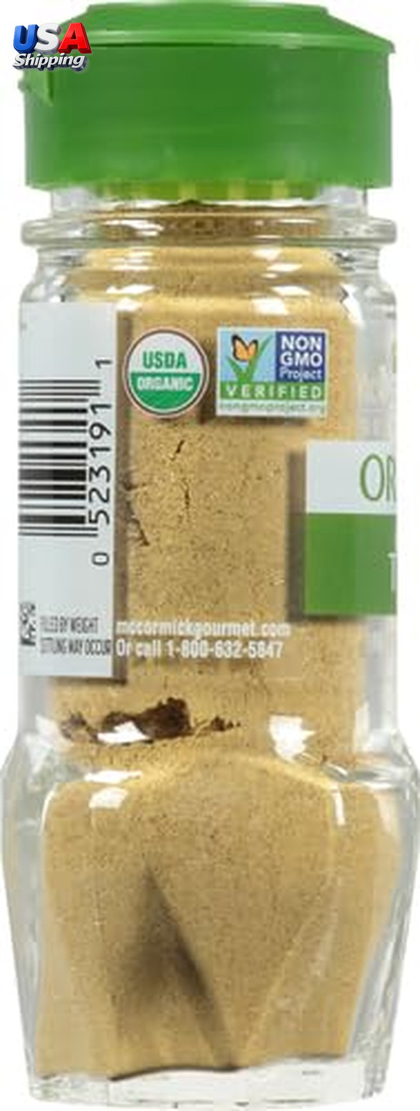 Ground Thyme Organic 1.25 Oz Pack of 2 GMO Free Kosher Vegan Herb
