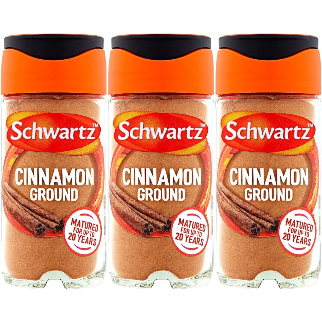Schwartz Cinnamon Ground 1.38oz Matured Up To 20 Years Seasoning (Set Of 3)
