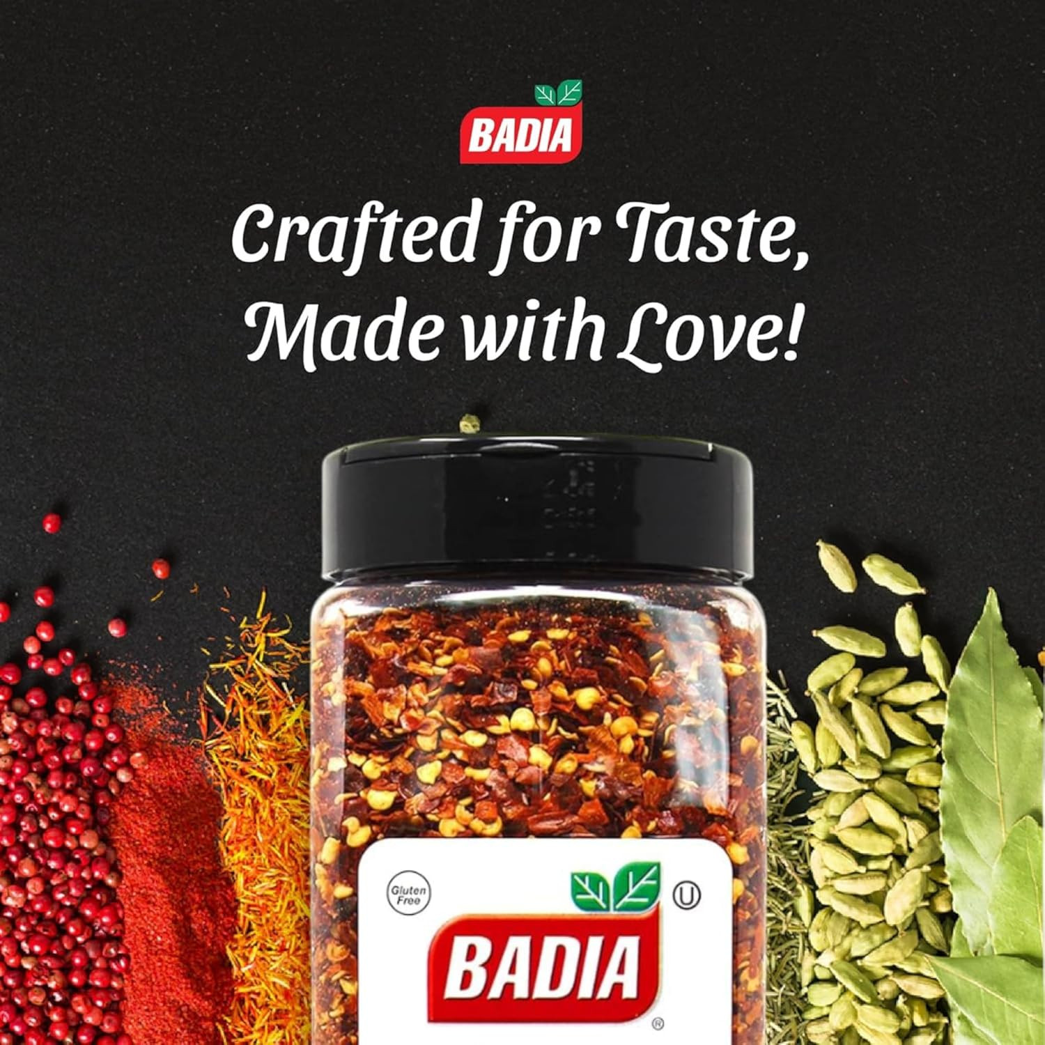 Crushed Red Pepper, 12 Oz – Dried and Crushed Red Chili Flakes for Cooking, Seas