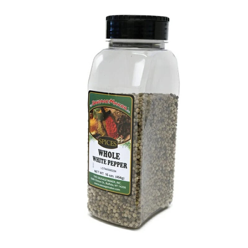 Whole White Pepper Seasoning Spice, 16 oz – The Sausage Maker