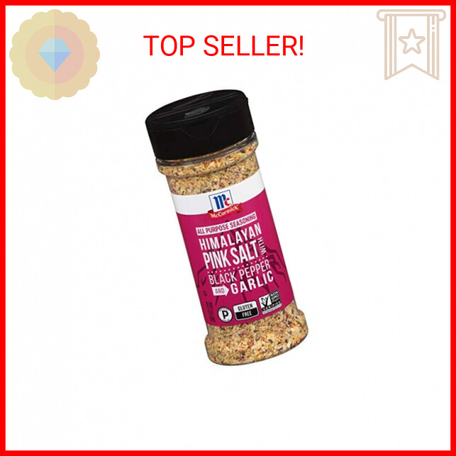 McCormick Himalayan Pink Salt with Black Pepper and Garlic All Purpose Seasoning