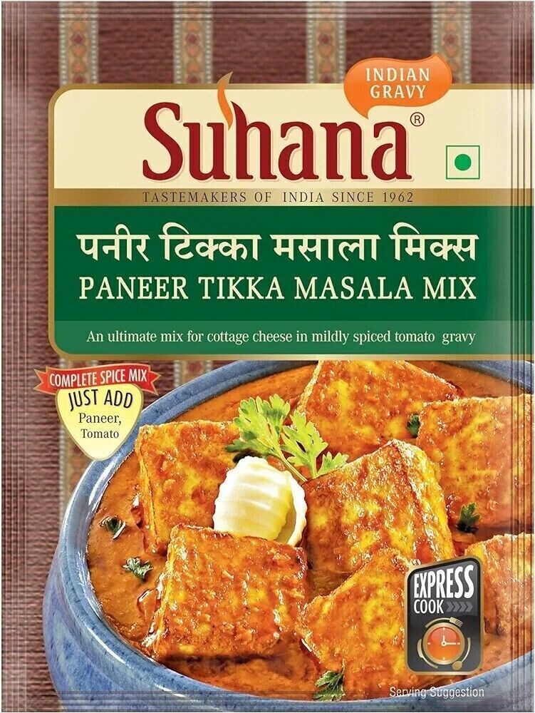 Suhana Paneer tikka masala 50gm Pouch Spice Mix convenient & cooks in mins