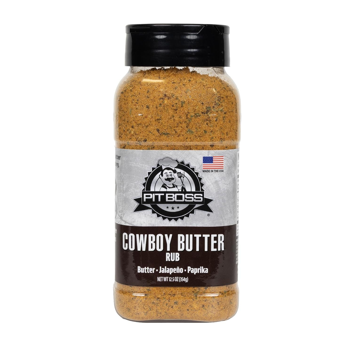 Cowboy Butter Rub | Butter Jalapeno Paprika Blend | Grill Spices for Beef, Pork,