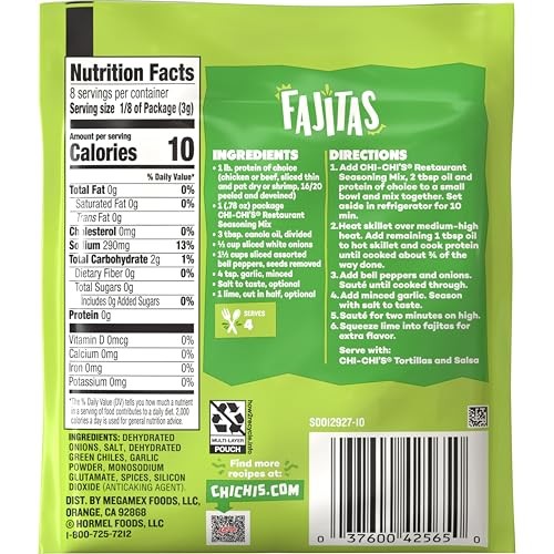 Mezcla De Condimentos Fiesta Restaurante, 0.78 Onzas (Paquete De 24)